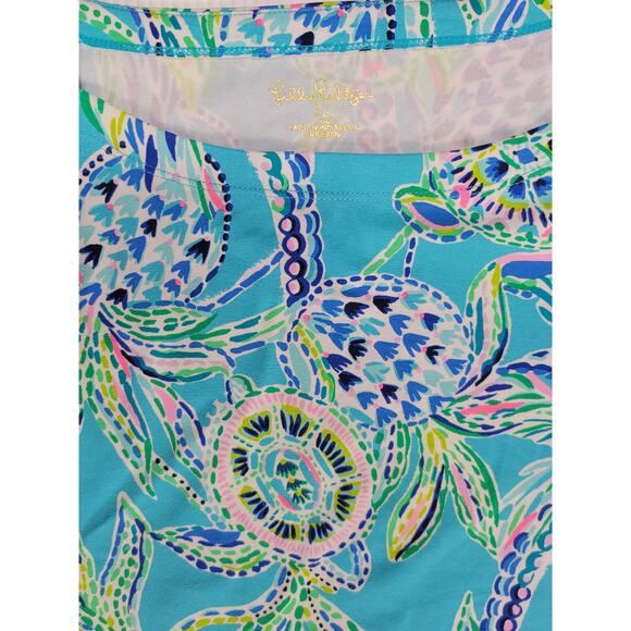 Lilly Pulitzer Womens XS UPF 50+ Sophie Dress Bermuda‎ Blue Turtles Trees 002176 - Picture 3 of 8
